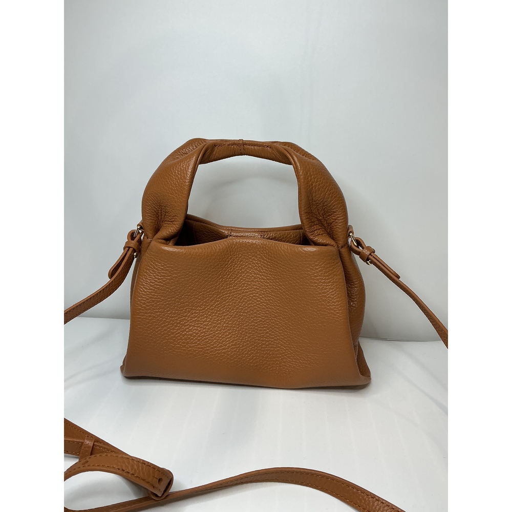 Italian Leather Trapeze Crossbody